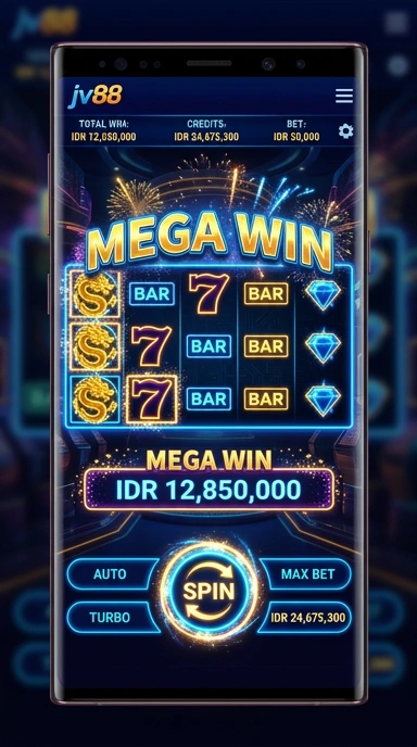 Screenshot aplikasi jv88 menampilkan daftar aplikasi terbaru.